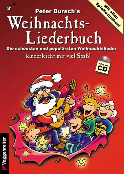 Preview: Peter Bursch's Weihnachts-Liederbuch f.Git.