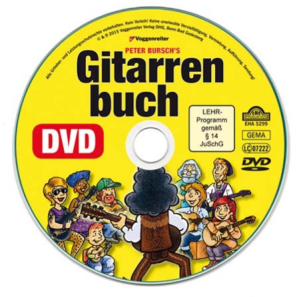 Preview: Peter Bursch's GITARRENBUCH 1 neue Auflage