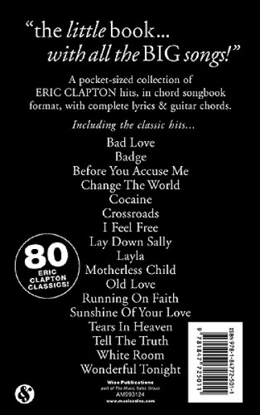 Preview: The Little Black Songbook Eric Clapton