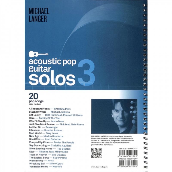 Preview: Acoustic Pop Guitar Solos 3 mit Download