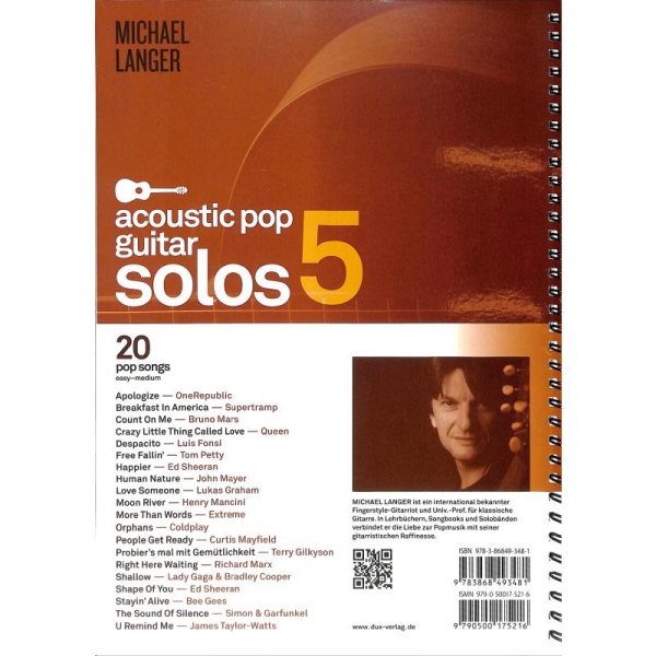 Preview: Acoustic Pop Guitar Solos 5 mit Download