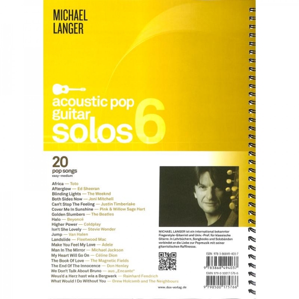 Preview: Acoustic Pop Guitar Solos 6 mit Download