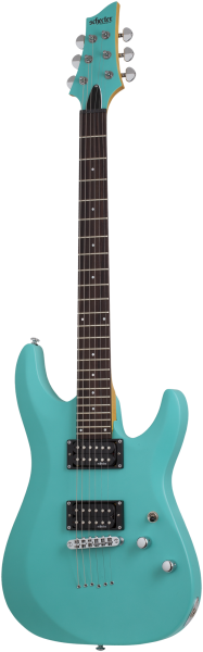 Preview: Schecter C-6 Deluxe Satin Aqua