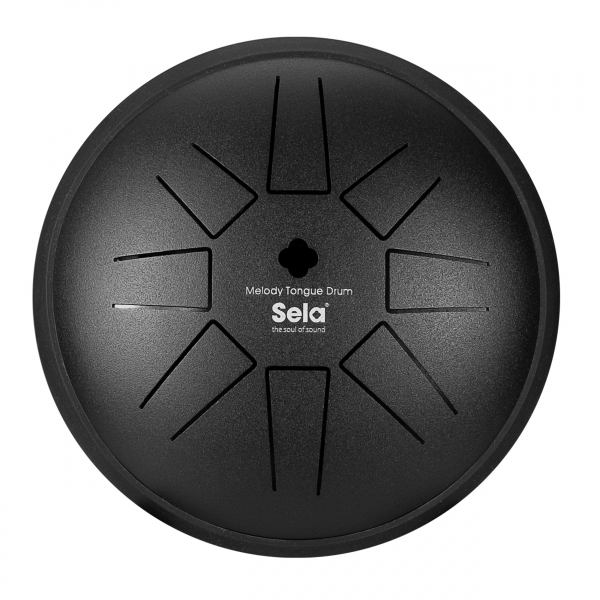 Preview: Sela Melody Tongue Drum 6'' C Major Black