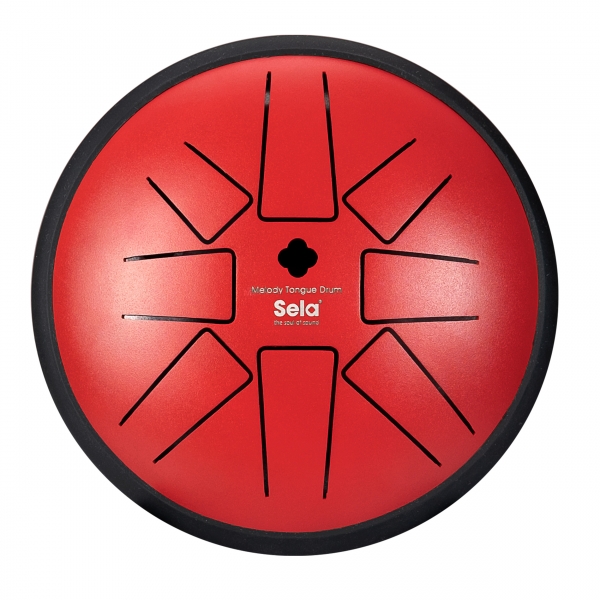 Preview: Sela Melody Tongue Drum 6'' F Minor Pentatonic Red