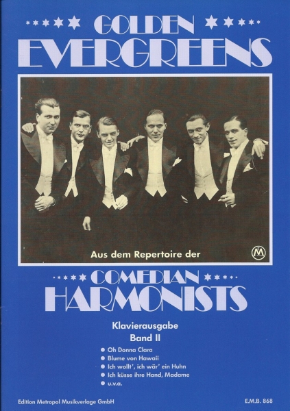 Comedian Harmonists Klavier Band 2