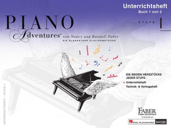 Piano Adventures: Unterrichtsheft Stufe 1