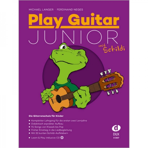 Play Guitar Junior mit Schildi + Online Audio