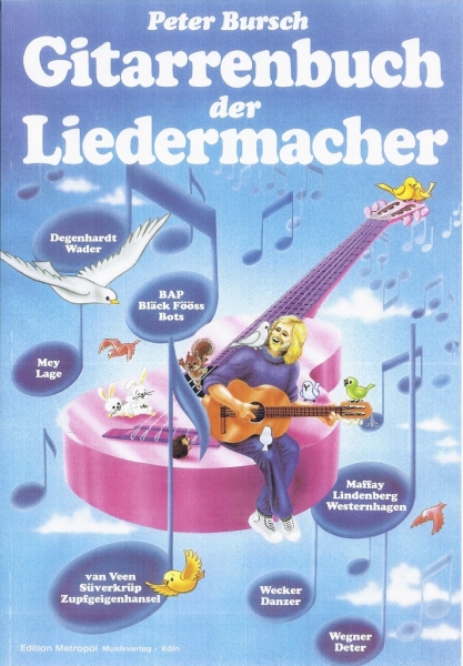 Gitarrenbuch d. Liedermacher von Peter Bursch